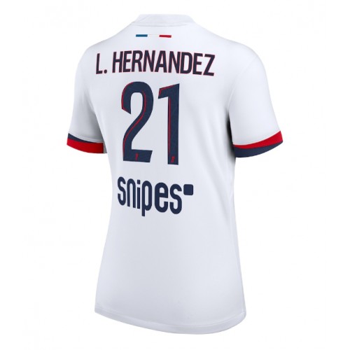 Paris Saint-Germain Lucas Hernandez #21 Replica Away Shirt Ladies 2025-26 Short Sleeve Paris Saint-Germain Lucas Hernandez #21 Replica Away Shirt Ladies 2025-26 Short Sleeve